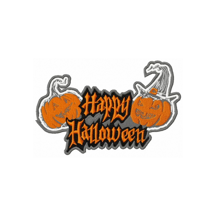 Happy Halloween 5 embroidery design - Embroidery Design