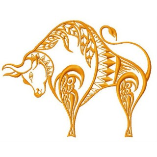 Bull 2 embroidery design - Embroidery Design