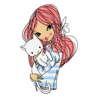 Lovely pet 2 embroidery design - Embroidery Design