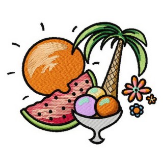 Paradise 2 embroidery design - Embroidery Design