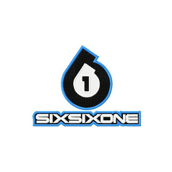 Six Six One logo embroidery design - Embroidery Design
