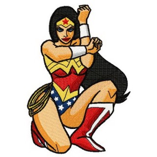 Wonder Woman embroidery design - Embroidery Design
