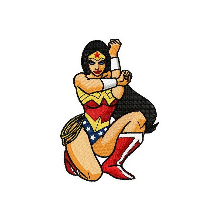 Wonder Woman embroidery design - Embroidery Design