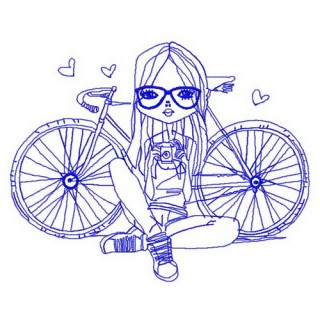 Young photographer 3 embroidery design - Embroidery Design