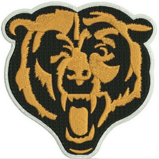 Chicago Bears logo 3 embroidery design - Embroidery Design