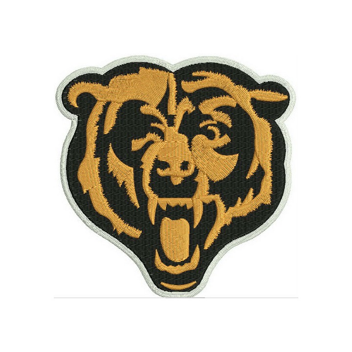 Chicago Bears logo 3 embroidery design - Embroidery Design