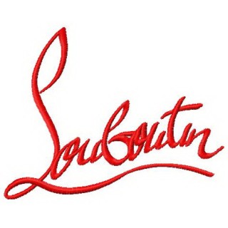 Christian Louboutin logo embroidery design - Embroidery Design