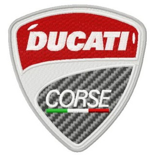 Ducati Corse logo embroidery design - Embroidery Design