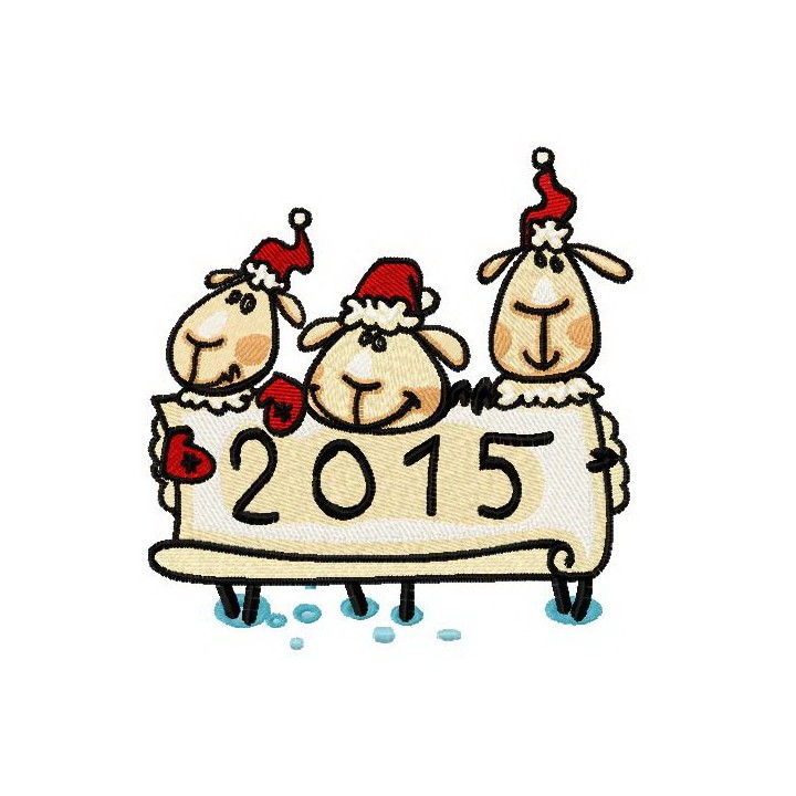 2015 sheep embroidery design - Embroidery Design