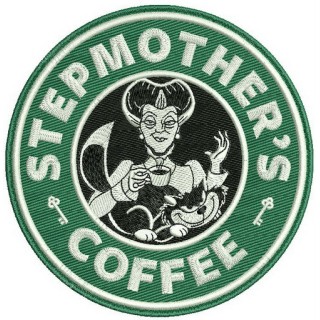 Stepmother's coffee embroidery design - Embroidery Design