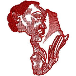 Africa woman art 2 embroidery design - Embroidery Design