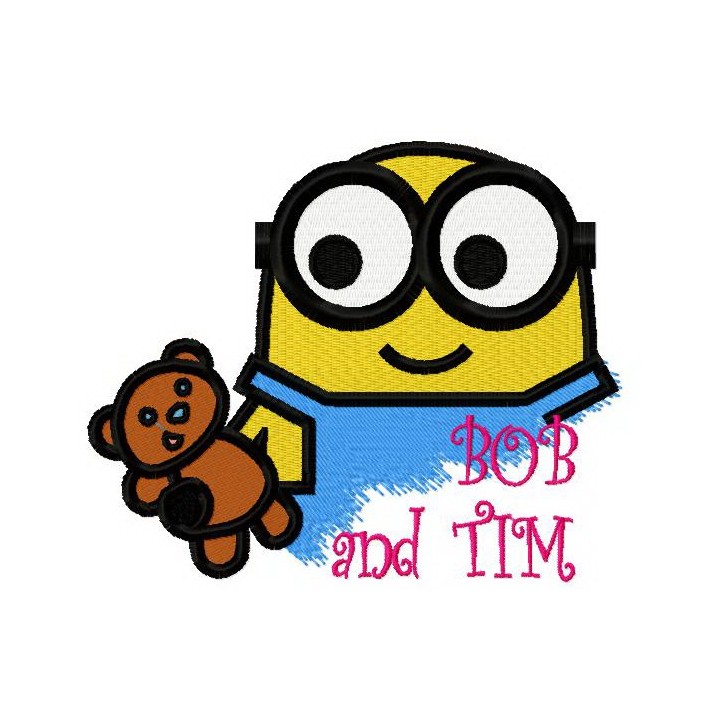 Bob and Tim 2 embroidery design - Embroidery Design