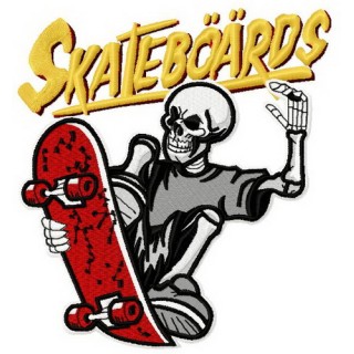Skateboards Supply Co. 3 embroidery design - Embroidery Design