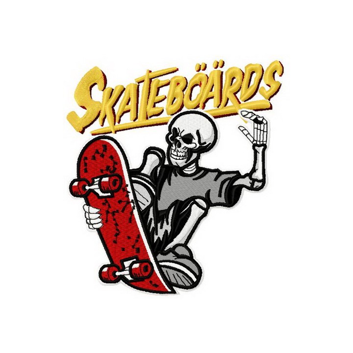 Skateboards Supply Co. 3 embroidery design - Embroidery Design