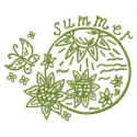 Preview of Summer 5 embroidery design featuring vibrant motifs perfect for summer-themed projects.