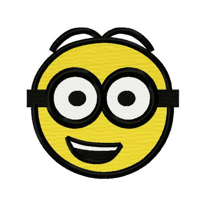 Happy Minion 6 embroidery design - Embroidery Design
