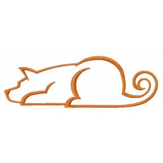 Bored dog 2 embroidery design - Embroidery Design