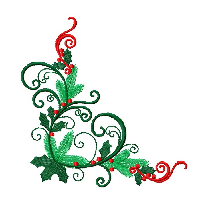 Christmas decoration 8 embroidery design - Embroidery Design