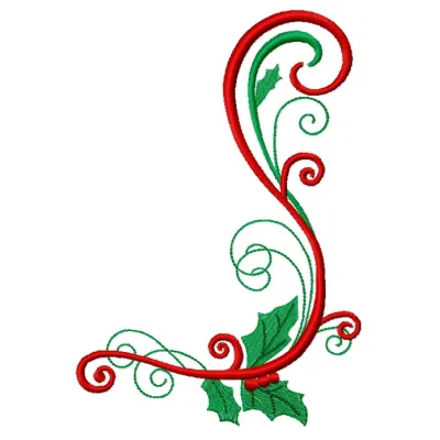 Preview of the Christmas decoration 6 embroidery design featuring intricate festive motifs for holiday stitching.