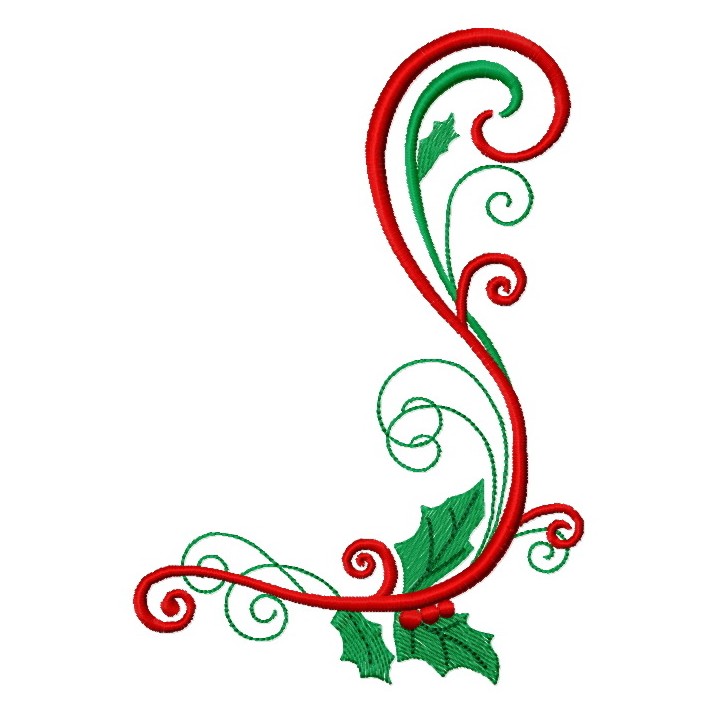 Christmas decoration 6 embroidery design - Embroidery Design