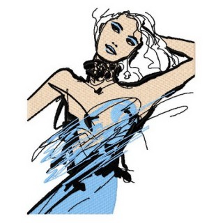 Charming coquette 2 embroidery design - Embroidery Design