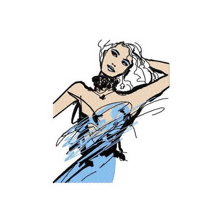 Charming coquette 2 embroidery design - Embroidery Design