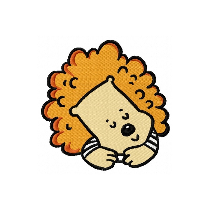 Baby lion sailing 3 embroidery design - Embroidery Design