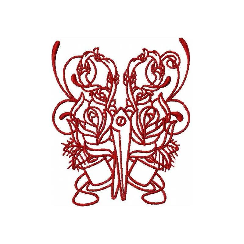Vintage needlework kit 3 embroidery design showcasing intricate floral motifs for crafting and stitching projects.