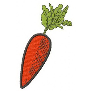 Carrot embroidery design - Embroidery Design