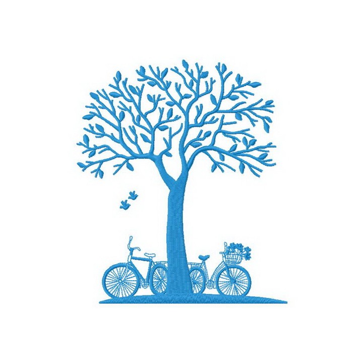 Dating under the tree 3 embroidery design - Embroidery Design