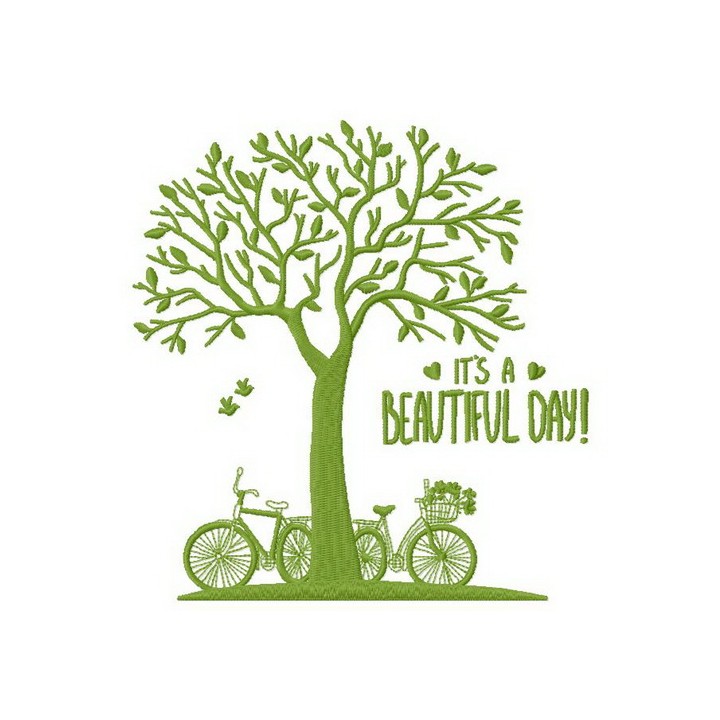 Dating under the tree 2 embroidery design - Embroidery Design