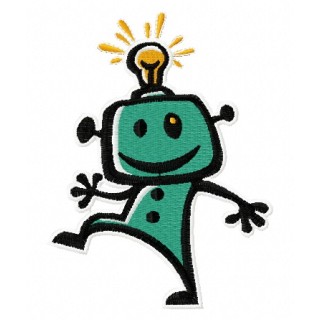Robot 5 embroidery design - Embroidery Design