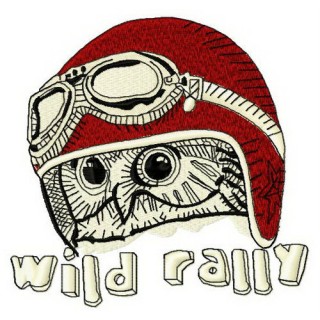 Wild bike rally 5 embroidery design - Embroidery Design