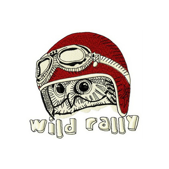 Wild bike rally 5 embroidery design - Embroidery Design