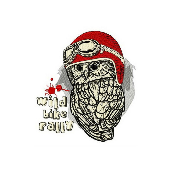 Wild bike rally 2 embroidery design - Embroidery Design