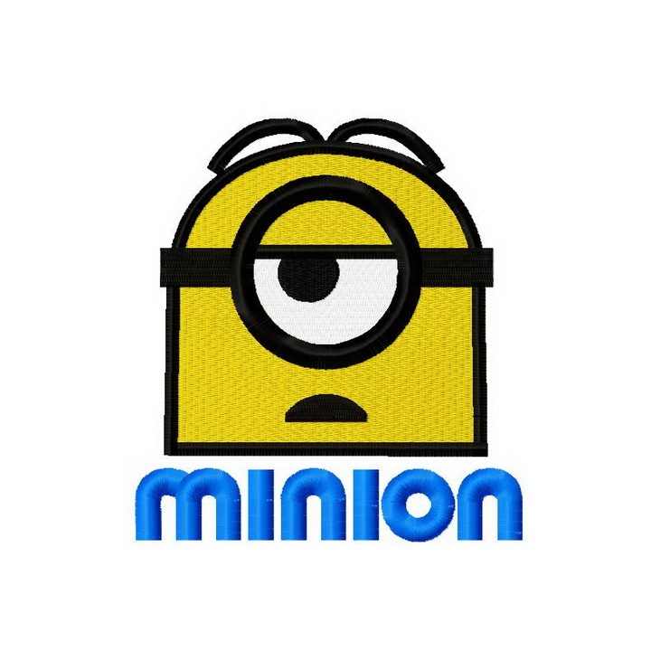 Tired Minion 2 embroidery design - Embroidery Design