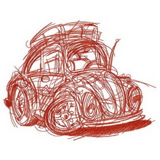 My lovely automobile embroidery design - Embroidery Design