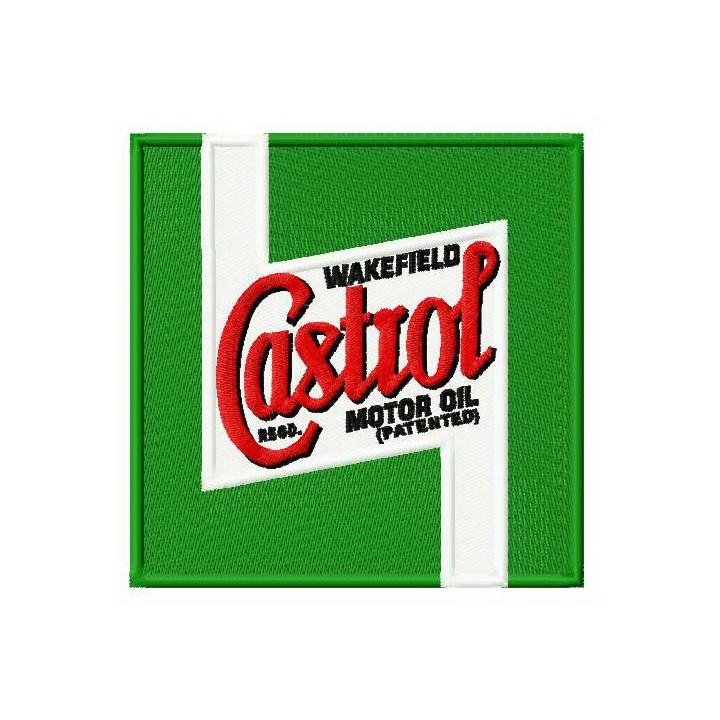 Castrol logo embroidery design - Embroidery Design