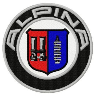 Alpina logo embroidery design - Embroidery Design