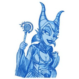 Maleficent 2 embroidery design - Embroidery Design