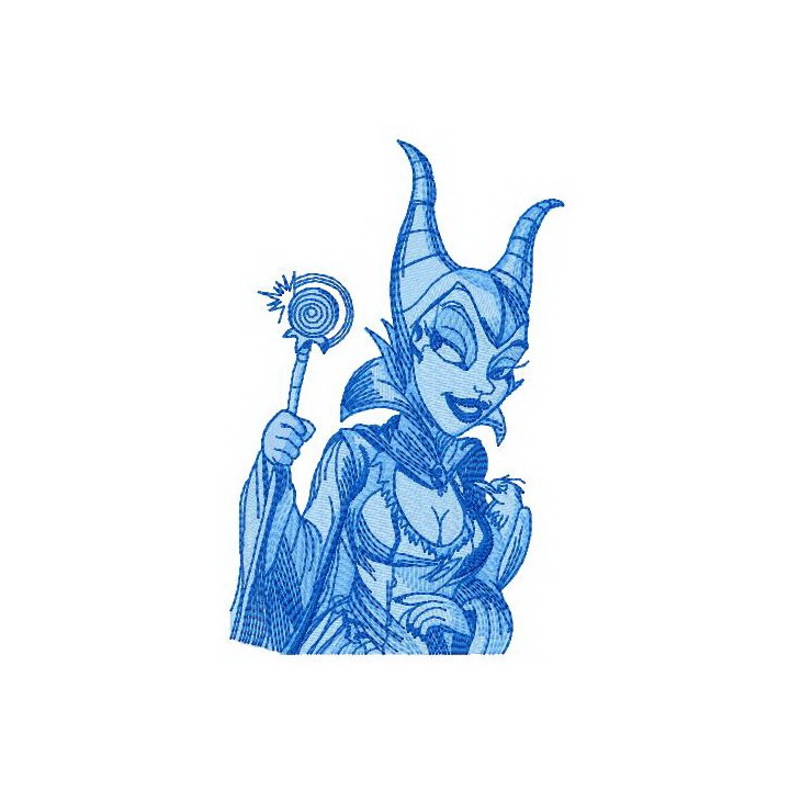 Maleficent 2 embroidery design - Embroidery Design