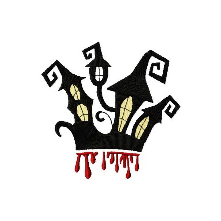 Bloody village embroidery design - Embroidery Design