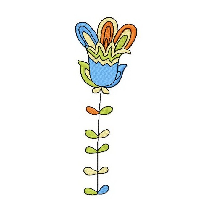 Magic flower 2 embroidery design - Embroidery Design