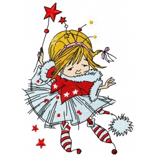 I'm Christmas fairy 5 embroidery design - Embroidery Design