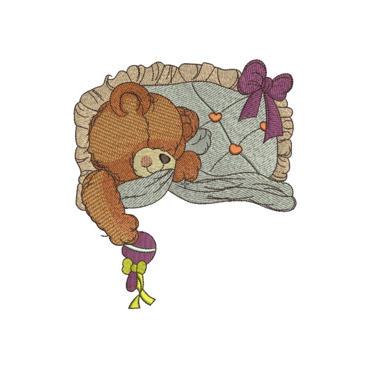 Sweet dreams and good night 3 embroidery design - Embroidery Design