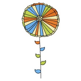 Magic flower embroidery design - Embroidery Design