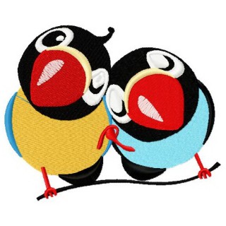 Loving birds 3 embroidery design - Embroidery Design