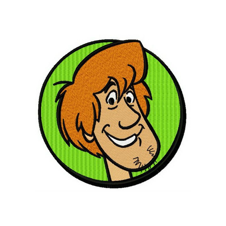 Shaggy Rogers embroidery design - Embroidery Design