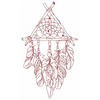 Dreamcatcher 30 embroidery design - Embroidery Design