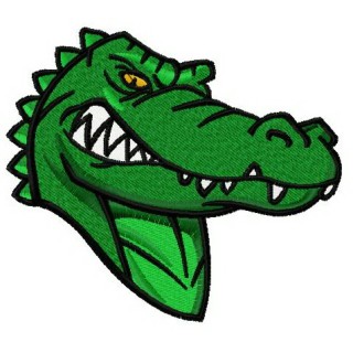 Crocodile 3 embroidery design - Embroidery Design